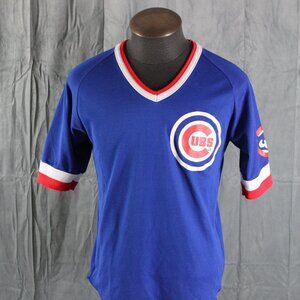 Chicago Cubs Jersey (VTG) - Classic Away jersey by Ravens Knit - Men's Medium